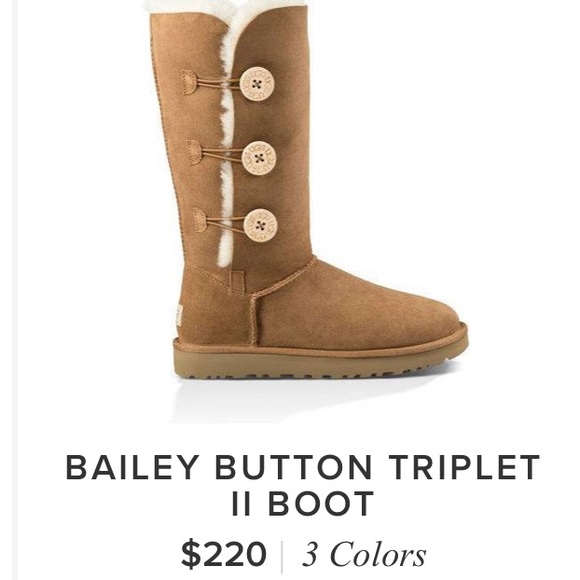 Tall Brown Button Uggs - Picture 1 of 7